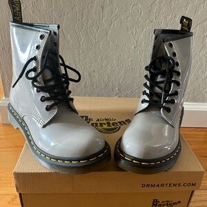 Dr. Martens 1460 8-Eye Women’s Boots – Zinc Grey – Size US 7